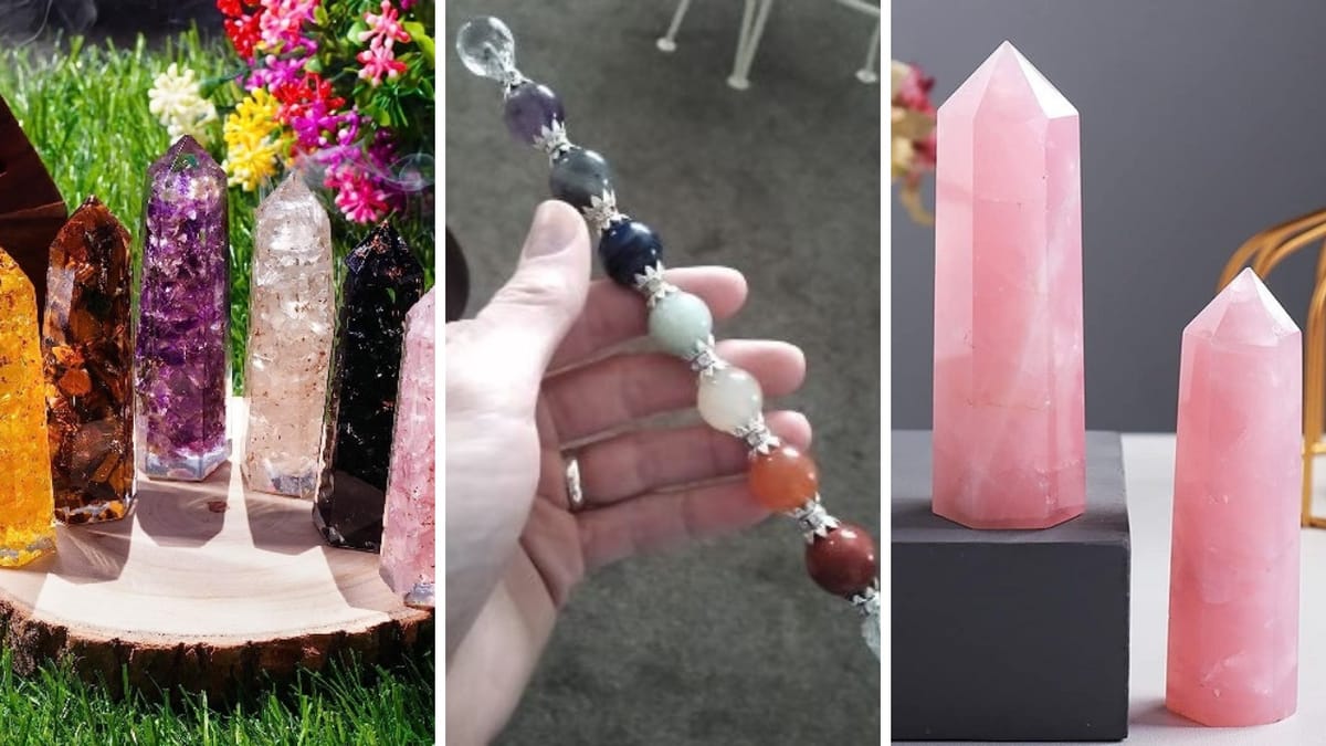 6 Crystal Chakra Wands: Harnessing Positive Vibes for Your Well-Being!